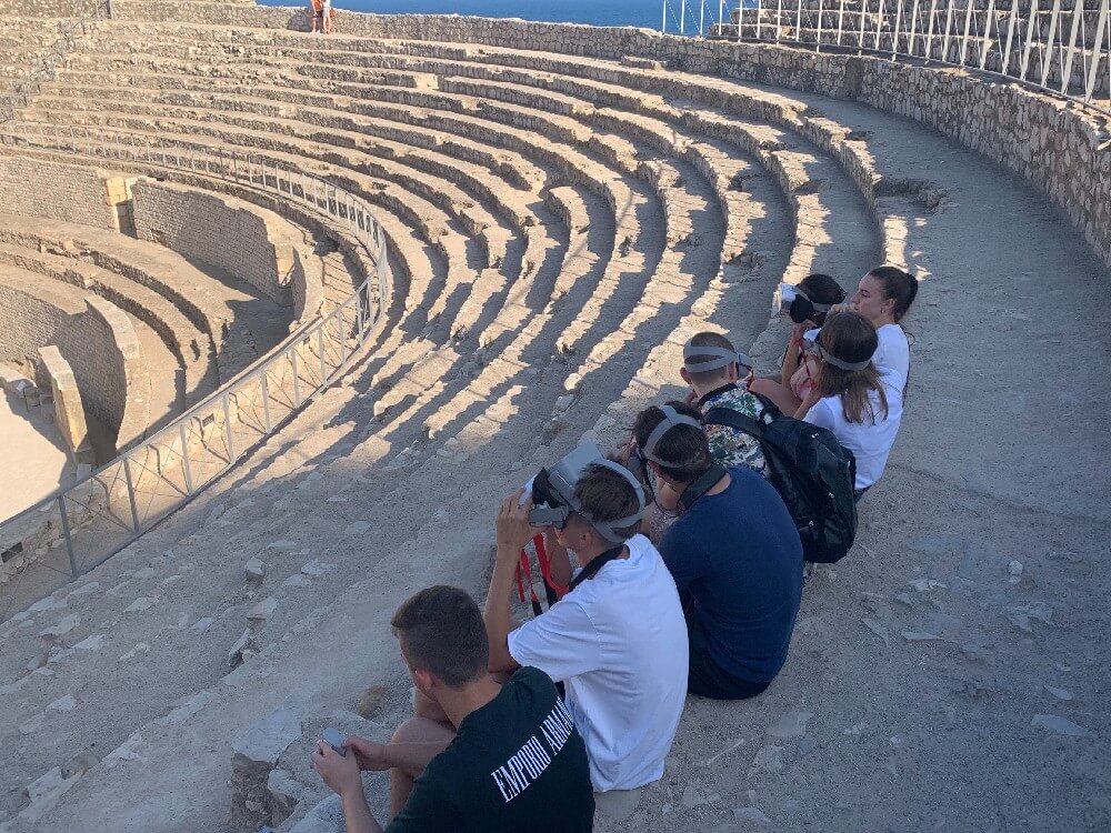 Virtual reality tour Roman theater Tarragona